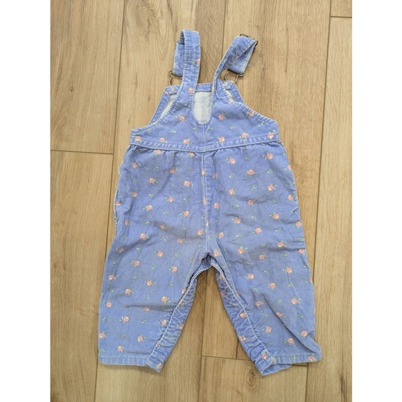 VINTAGE Osh-kosh Floral Overalls - Paper Tag - Picture 2 of 6